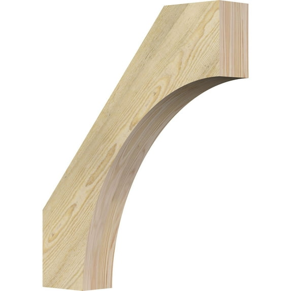 4"W x 22"D x 26"H Westlake Rough Sawn Brace, Douglas Fir