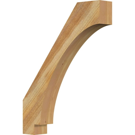 4"W x 22"D x 28"H Imperial Rough Sawn Knee Brace, Western Red Cedar