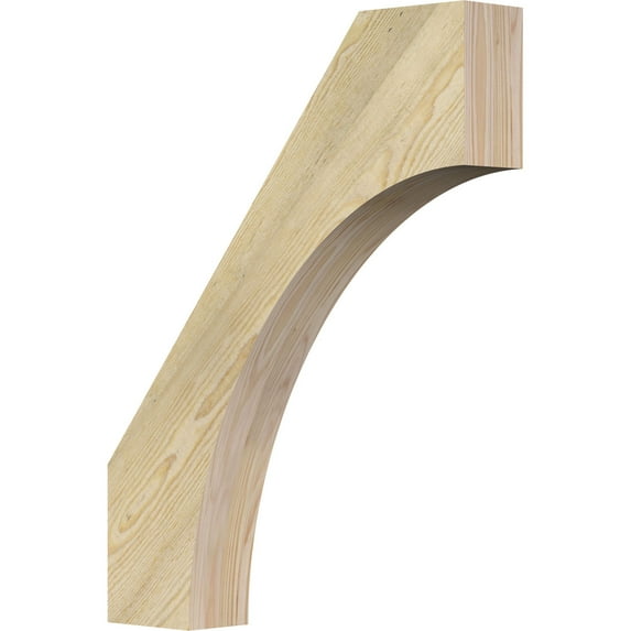 4"W x 22"D x 28"H Westlake Rough Sawn Knee Brace, Douglas Fir