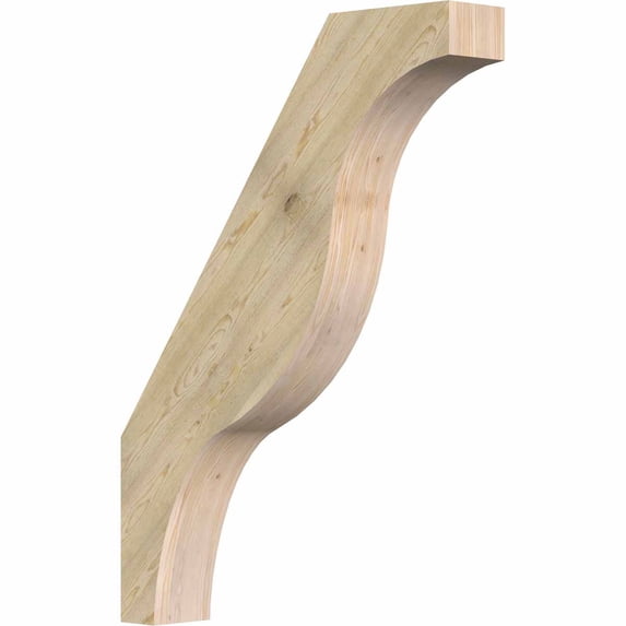 4"W x 22"D x 30"H Funston Rough Sawn Brace, Douglas Fir