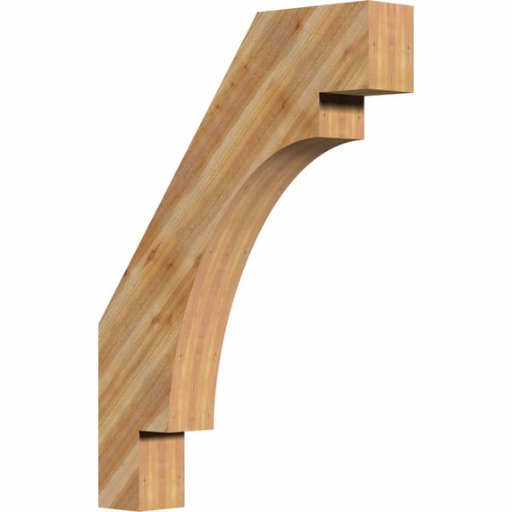 4"W x 22"D x 30"H Merced Rough Sawn Brace, Western Red Cedar
