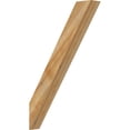 thumbnail image 1 of 4"W x 22"D x 34"H Traditional Rough Sawn Knee Brace, Western Red Cedar, 1 of 4