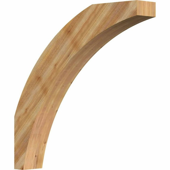 4"W x 24"D x 24"H Thorton Rough Sawn Brace, Western Red Cedar