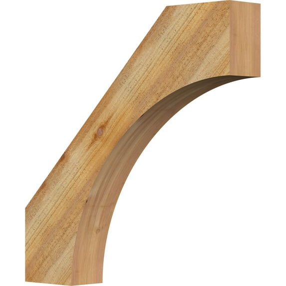 4"W x 24"D x 24"H Westlake Rough Sawn Brace, Western Red Cedar
