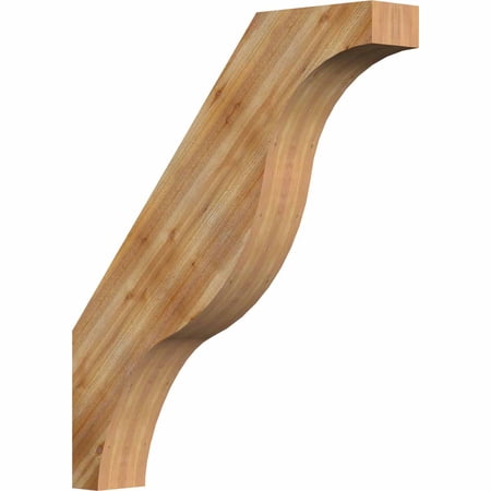 4"W x 24"D x 28"H Funston Rough Sawn Brace, Western Red Cedar