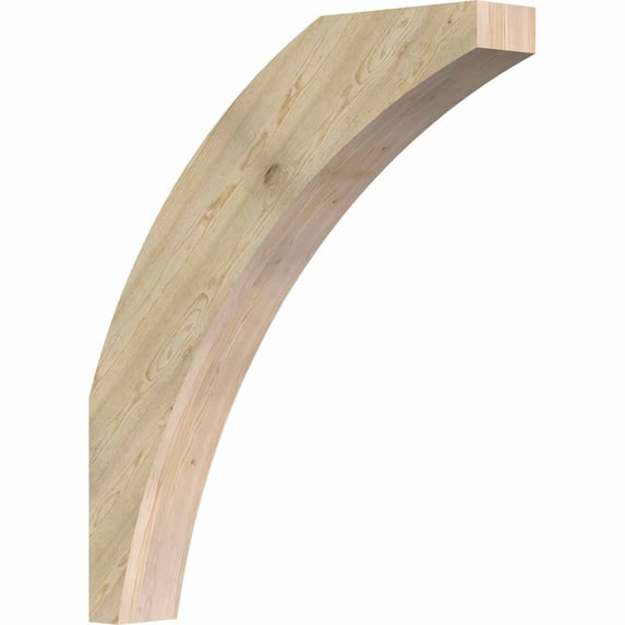 4"W x 24"D x 28"H Thorton Rough Sawn Brace, Douglas Fir