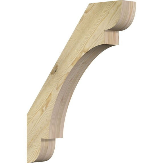 4"W x 24"D x 30"H Olympic Rough Sawn Knee Brace, Douglas Fir