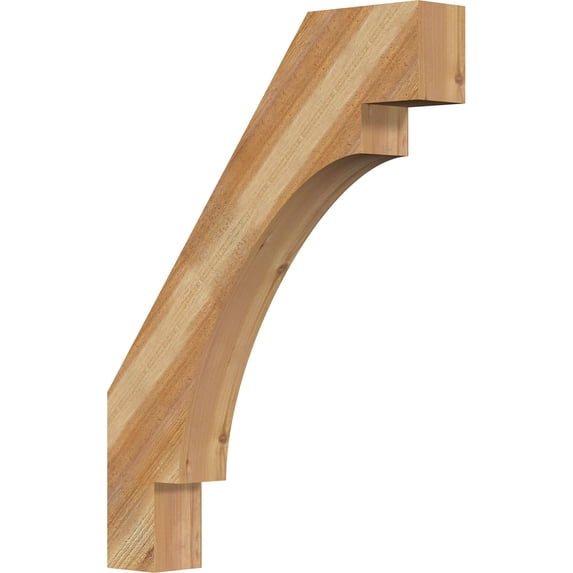 4"W x 24"D x 32"H Merced Rough Sawn Knee Brace, Western Red Cedar