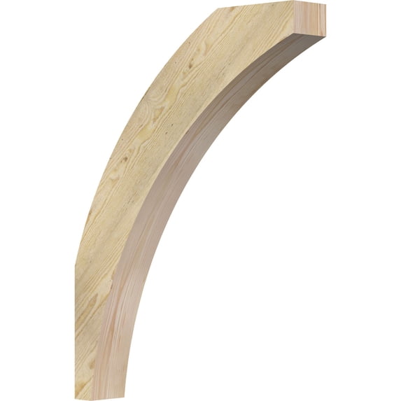 4"W x 24"D x 32"H Thorton Rough Sawn Knee Brace, Douglas Fir