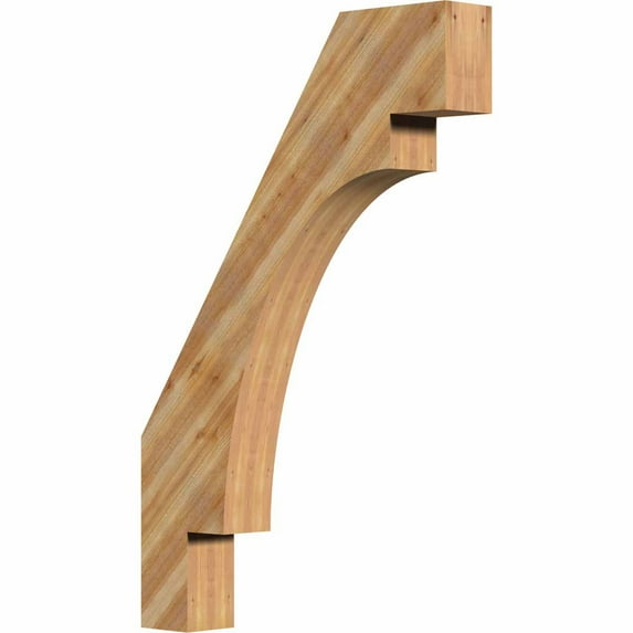 4"W x 24"D x 36"H Merced Rough Sawn Brace, Western Red Cedar