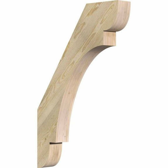 4"W x 24"D x 36"H Olympic Rough Sawn Brace, Douglas Fir