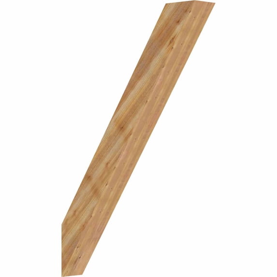 4"W x 24"D x 36"H Traditional Rough Sawn Brace, Western Red Cedar
