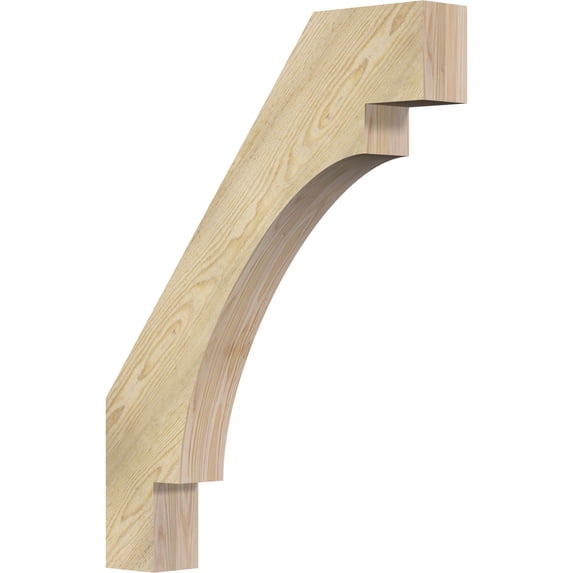 4"W x 26"D x 34"H Merced Rough Sawn Knee Brace, Douglas Fir