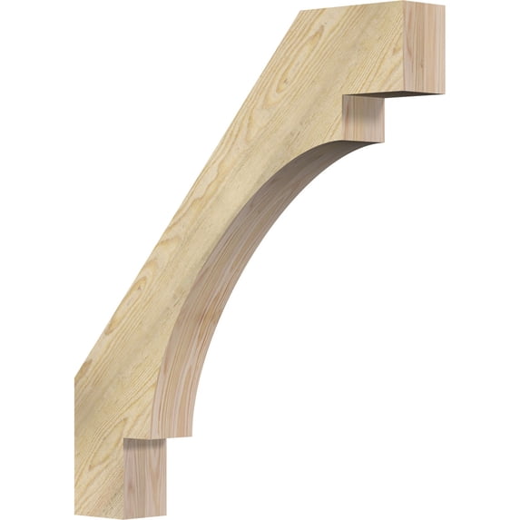 4"W x 28"D x 32"H Merced Rough Sawn Knee Brace, Douglas Fir