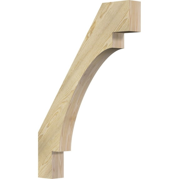 4"W x 28"D x 40"H Merced Rough Sawn Knee Brace, Douglas Fir