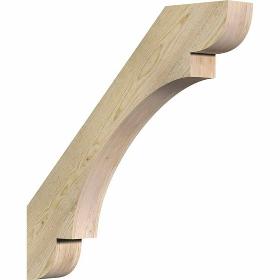 4"W x 30"D x 30"H Olympic Rough Sawn Brace, Douglas Fir
