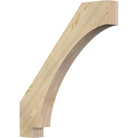 4"W x 30"D x 34"H Imperial Rough Sawn Knee Brace, Douglas Fir