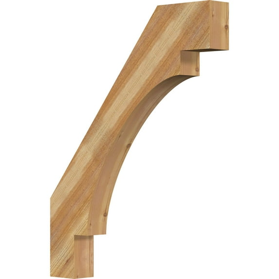 4"W x 30"D x 38"H Merced Rough Sawn Knee Brace, Western Red Cedar