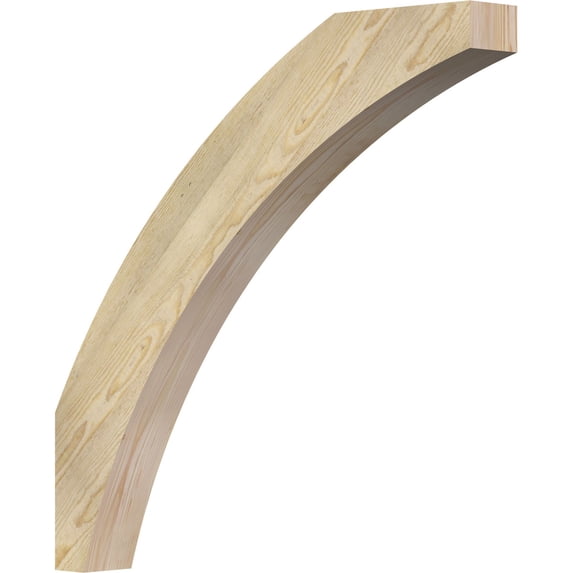 4"W x 32"D x 32"H Thorton Rough Sawn Knee Brace, Douglas Fir