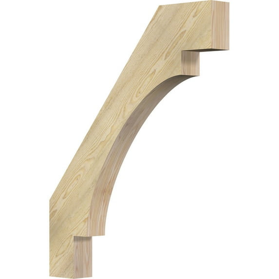 4"W x 32"D x 40"H Merced Rough Sawn Knee Brace, Douglas Fir