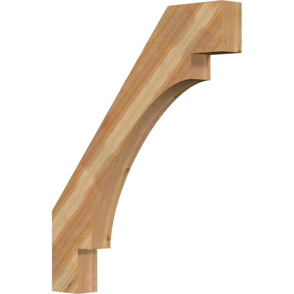 4"W x 32"D x 40"H Merced Rough Sawn Knee Brace, Western Red Cedar