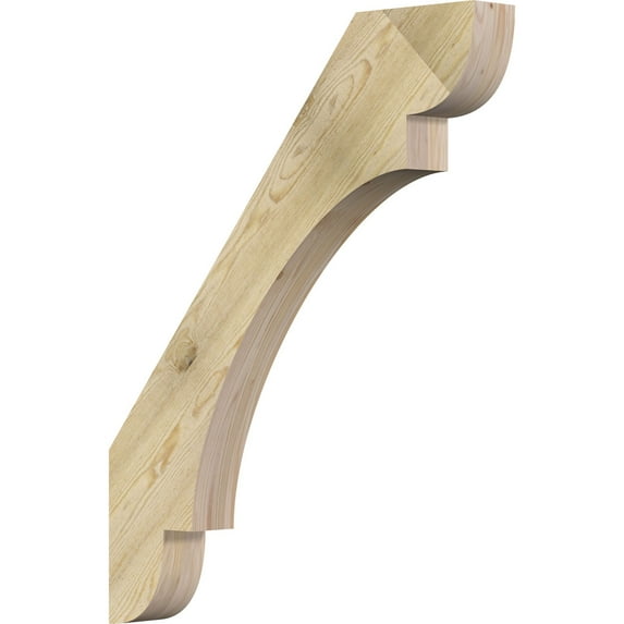 4"W x 32"D x 40"H Olympic Rough Sawn Knee Brace, Douglas Fir