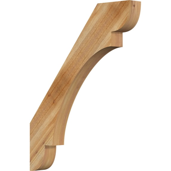 4"W x 32"D x 40"H Olympic Rough Sawn Knee Brace, Western Red Cedar