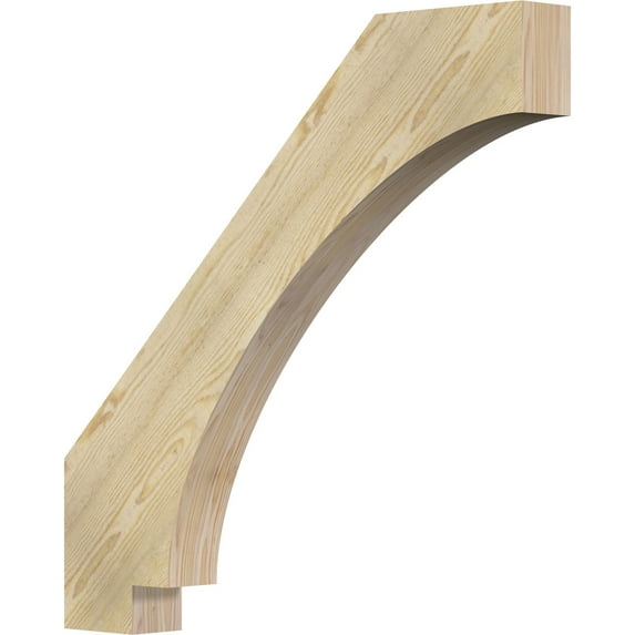 4"W x 34"D x 34"H Imperial Rough Sawn Knee Brace, Douglas Fir