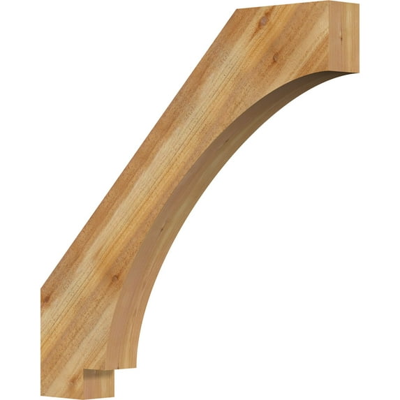 4"W x 34"D x 34"H Imperial Rough Sawn Knee Brace, Western Red Cedar