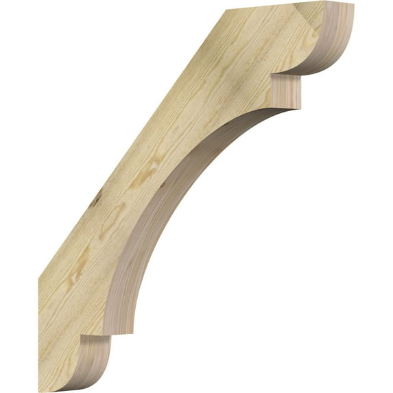 4"W x 34"D x 34"H Olympic Rough Sawn Knee Brace, Douglas Fir