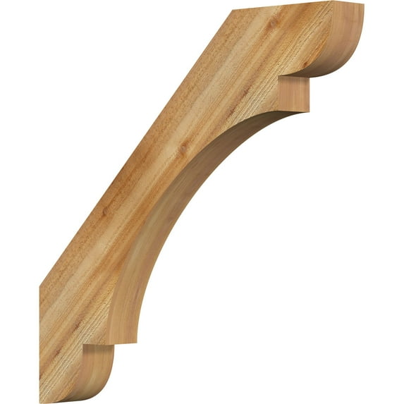4"W x 34"D x 34"H Olympic Rough Sawn Knee Brace, Western Red Cedar