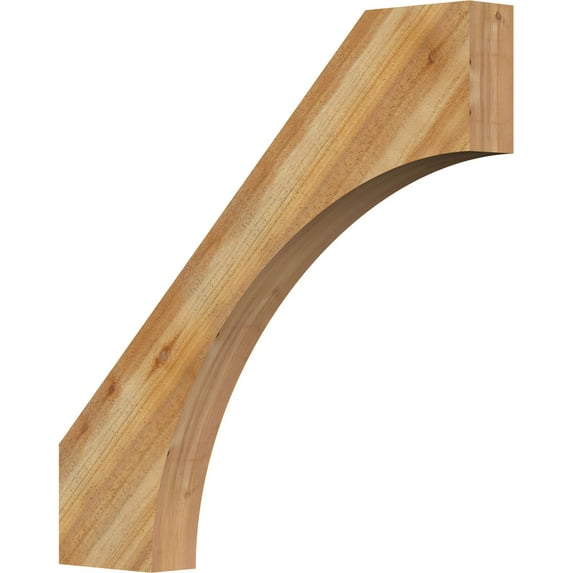 4"W x 34"D x 34"H Westlake Rough Sawn Knee Brace, Western Red Cedar