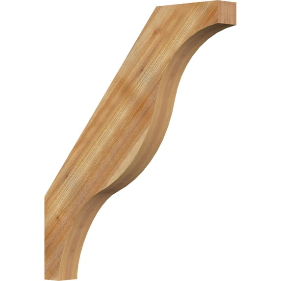 4"W x 34"D x 40"H Funston Rough Sawn Knee Brace, Western Red Cedar