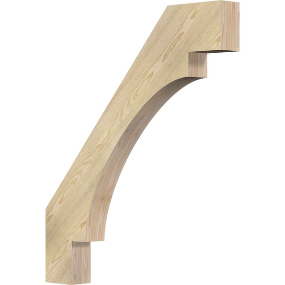 4"W x 34"D x 40"H Merced Rough Sawn Knee Brace, Douglas Fir