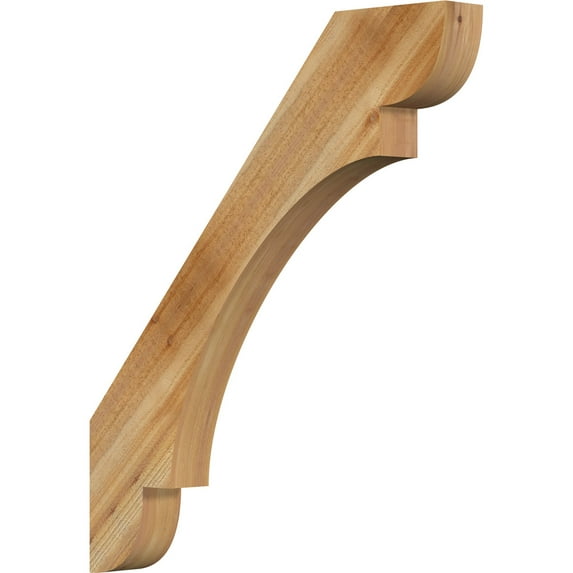 4"W x 34"D x 40"H Olympic Rough Sawn Knee Brace, Western Red Cedar