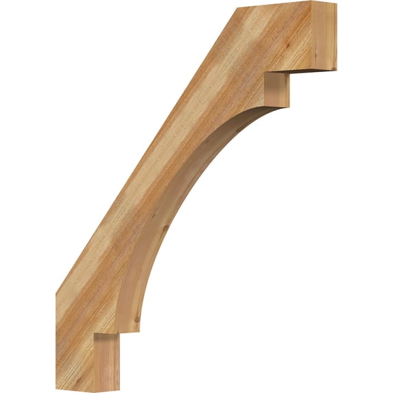 4"W x 36"D x 40"H Merced Rough Sawn Knee Brace, Western Red Cedar