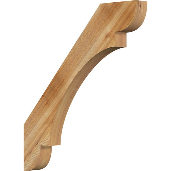 4"W x 36"D x 40"H Olympic Rough Sawn Knee Brace, Western Red Cedar
