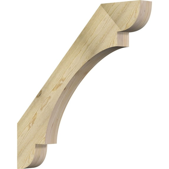 4"W x 38"D x 38"H Olympic Rough Sawn Knee Brace, Douglas Fir