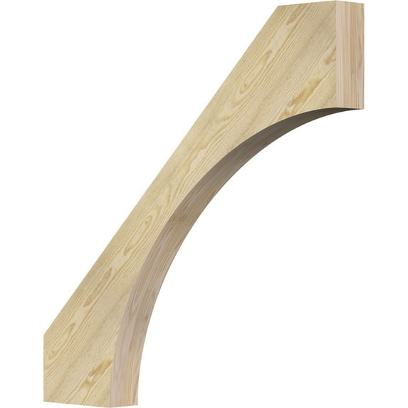 4"W x 38"D x 38"H Westlake Rough Sawn Knee Brace, Douglas Fir
