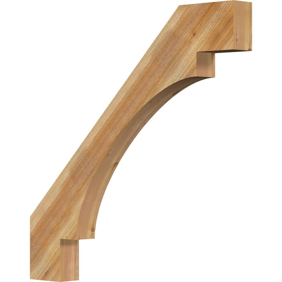 4"W x 40"D x 40"H Merced Rough Sawn Knee Brace, Western Red Cedar