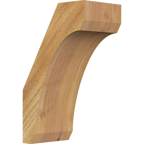 4"W x 6"D x 10"H Legacy Rough Sawn Knee Brace, Western Red Cedar
