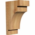 thumbnail image 1 of 4"W x 6"D x 10"H Mediterranean Rough Sawn Corbel, Western Red Cedar, 1 of 9