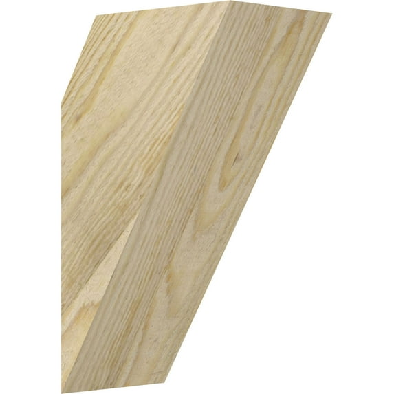 4"W x 6"D x 10"H Traditional Rough Sawn Knee Brace, Douglas Fir