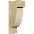thumbnail image 1 of 4"W x 6"D x 14"H Alpine Rough Sawn Corbel, Douglas Fir, 1 of 9