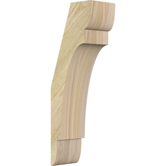 4"W x 6"D x 18"H Olympic Rough Sawn Knee Brace, Douglas Fir