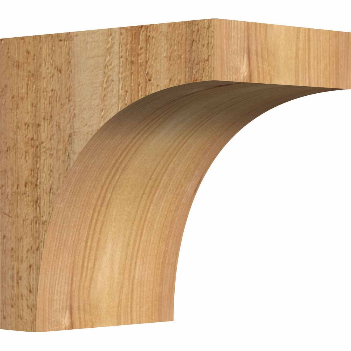 4" x 6" x 6" Western Red Cedar Rough Sawn Corbel