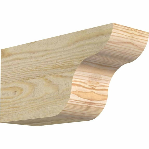 4"W x 6"H x 12"L Carmel Rough Sawn Rafter Tail, Douglas Fir