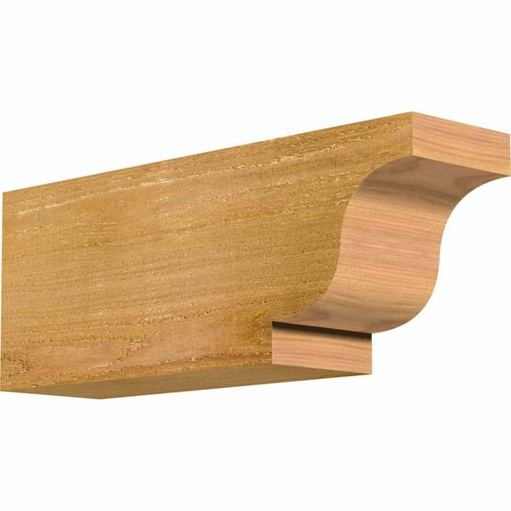 4"W x 6"H x 16"L Newport Rough Sawn Rafter Tail, Western Red Cedar