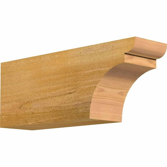 4"W x 6"H x 16"L Yorktown Rough Sawn Rafter Tail, Western Red Cedar