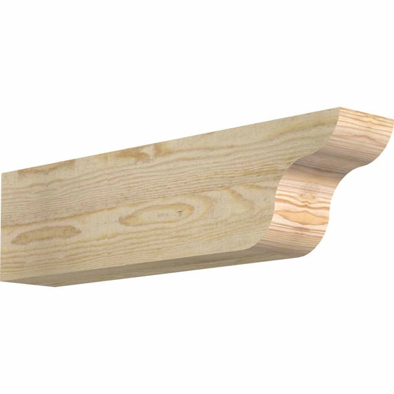 4"W x 6"H x 24"L Carmel Rough Sawn Rafter Tail, Douglas Fir